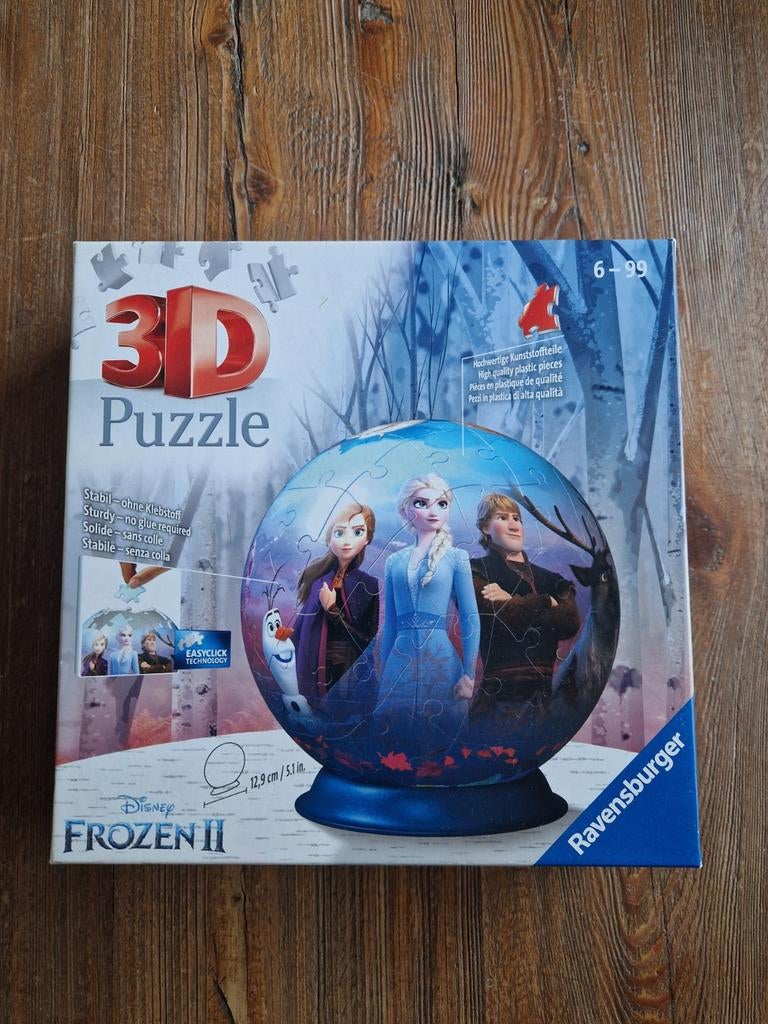 Ravensburger 3D Puzzle Disney Frozen II, Ophalen of Verzenden, Meer dan 50 stukjes, Zo goed als nieuw, 6 jaar of ouder