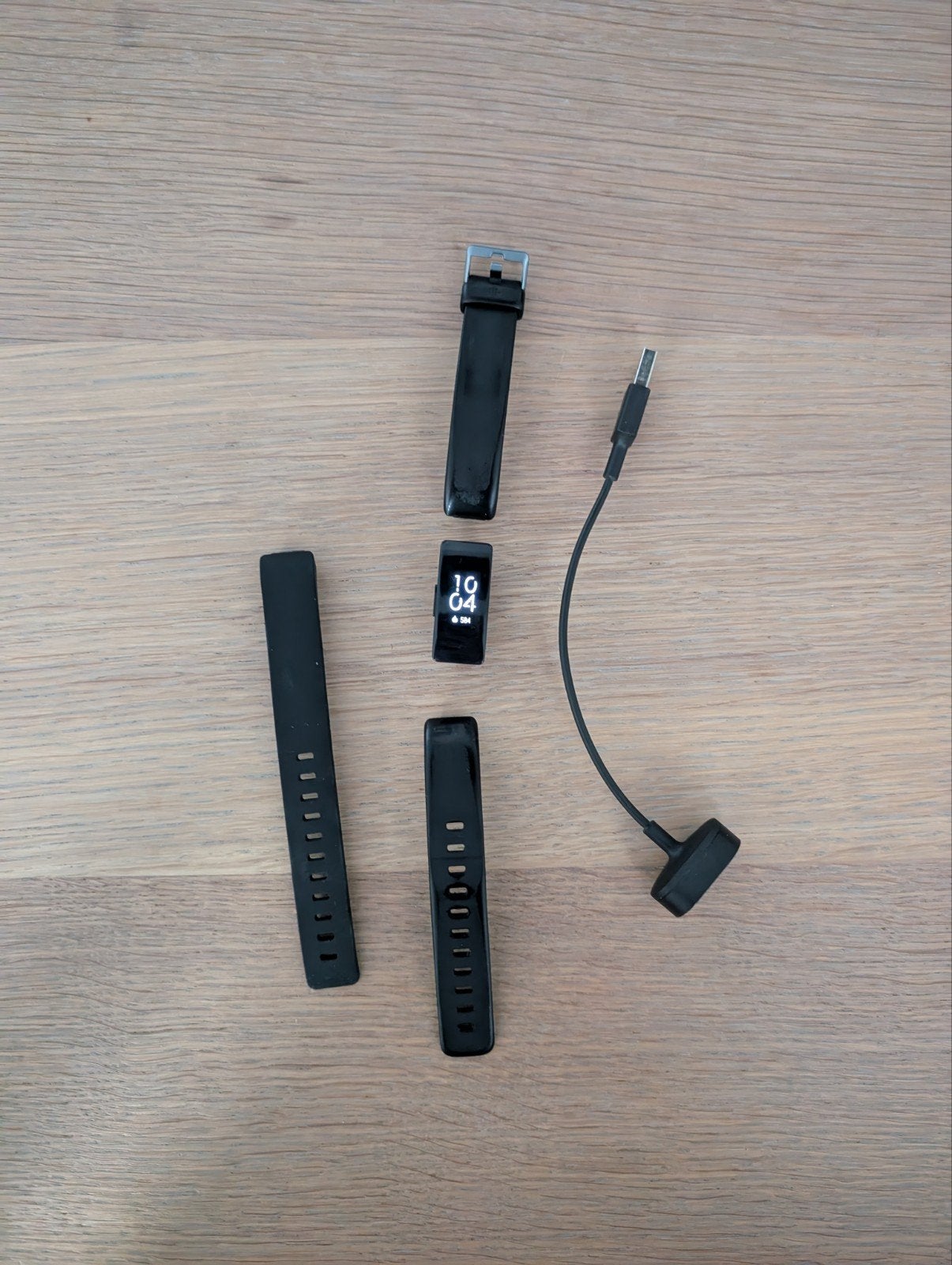 Fitbit Inspire HR Activity Tracker - Zwart, Gebruikt, Zwart, Ophalen of Verzenden, Fitbit