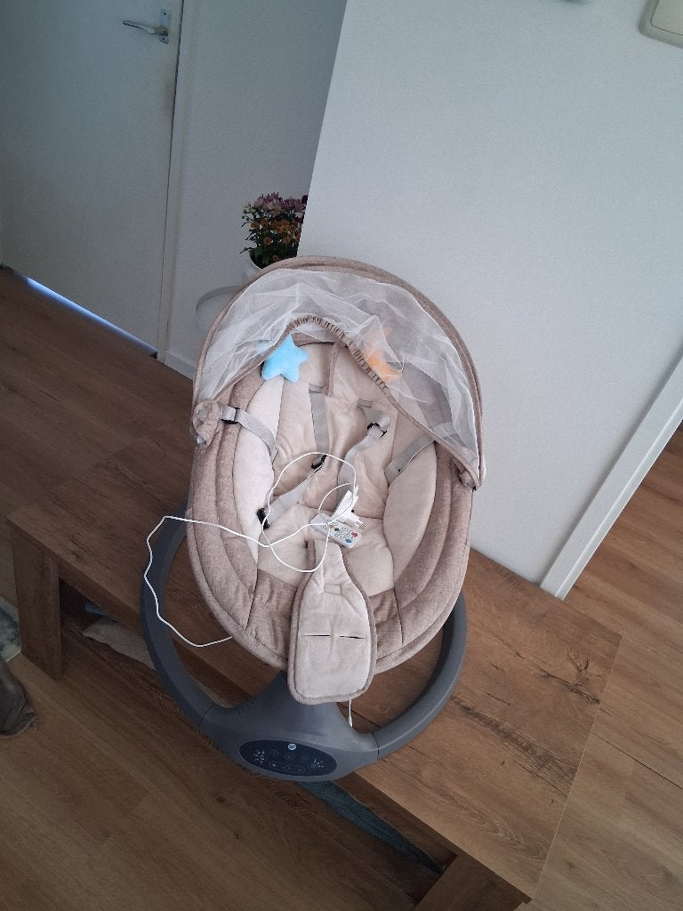 Electr Wip-/Schommelstoel Bluetooth Relax Met Kap Speelboog, Kinderen en Baby's, Overige merken, Schommelstoel, Nieuw, Ophalen of Verzenden