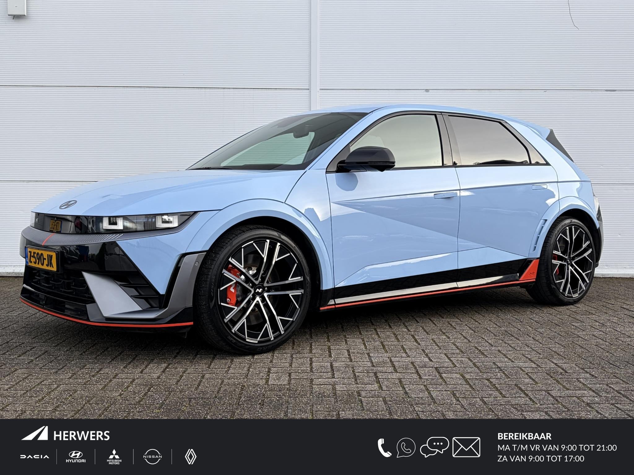 Hyundai IONIQ 5 N AWD 84 kWh / 650 PK & 770 NM / BOSE / Appl, Auto's, Hyundai, 2175 kg, IONIQ 5, Blauw, Origineel Nederlands
