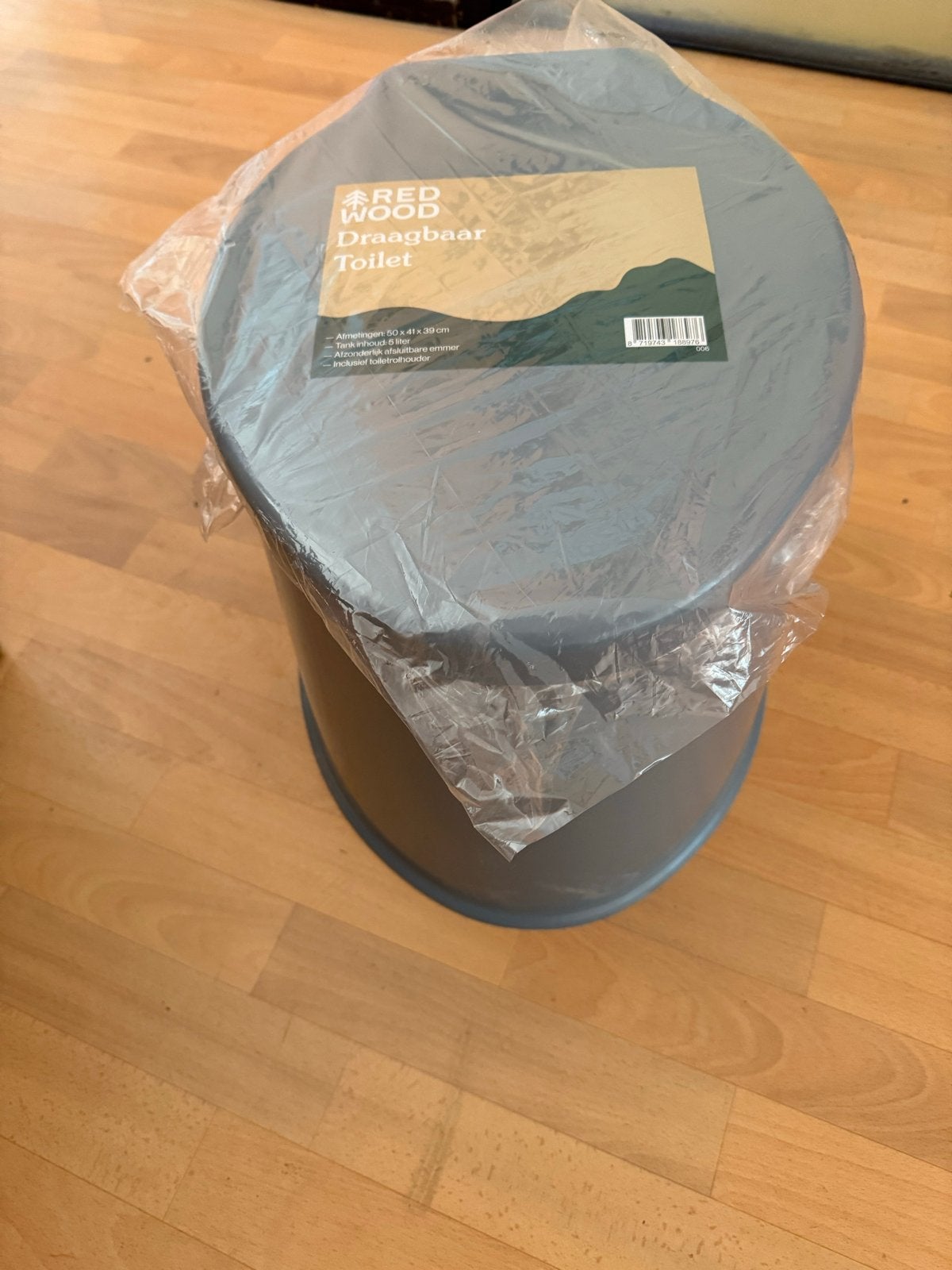 Nieuw Red Wood Draagbaar Toilet - Ongebruikt!, Ophalen, Nieuw
