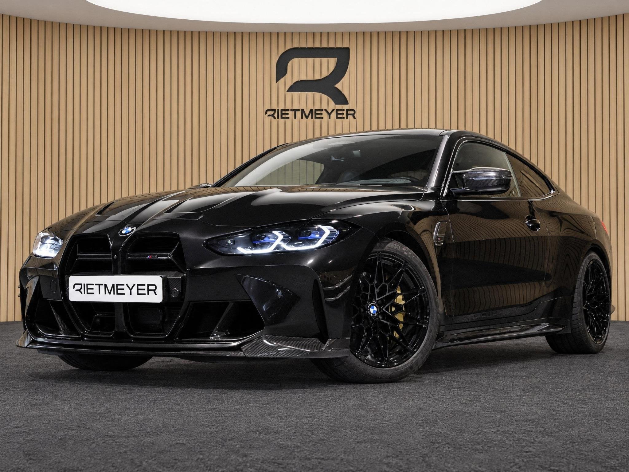 BMW 4-serie Coupé M4 Competition |Track Pack |Carbon Kuipst, 12 maanden, Gebruikt, 4 stoelen, Zwart