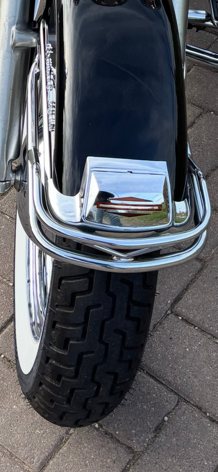 V-Logo Front Fender Rail Harley Davidson, Ophalen of Verzenden, Gebruikt