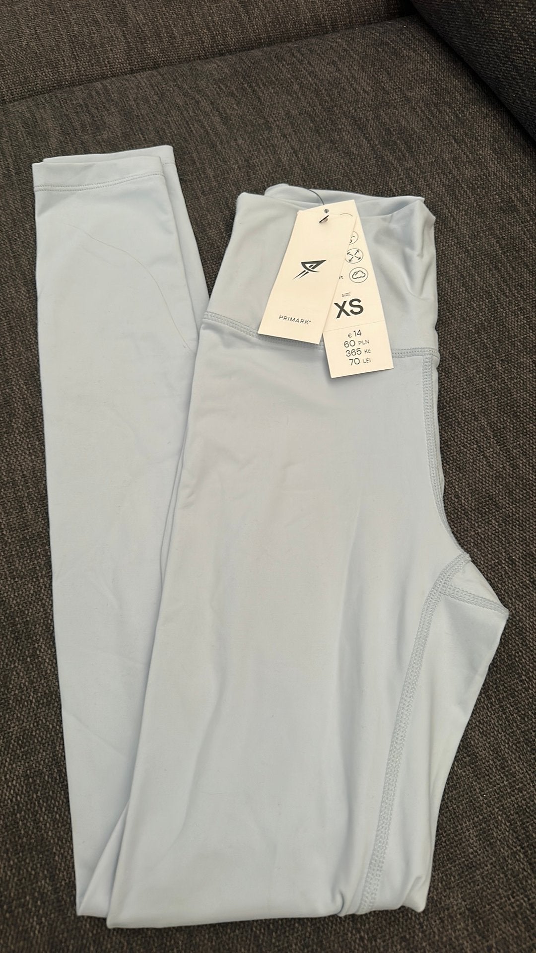 NIEUW lichtblauwe sportlegging Primark, Blauw, Nieuw, Ophalen of Verzenden, Fitness of Aerobics