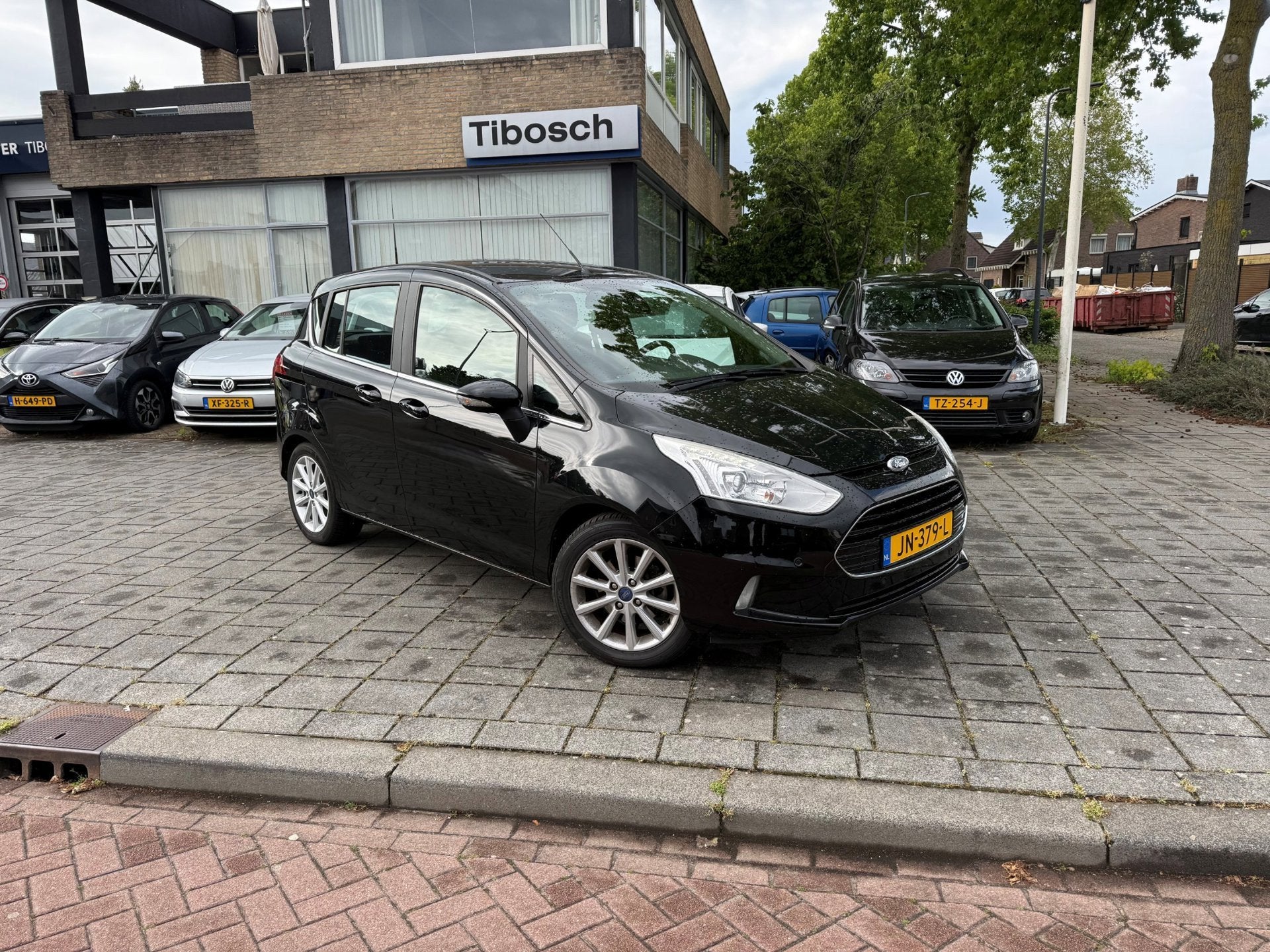 Ford B-Max 1.0 EcoBoost Titanium, 1 eigenaar, 66.000 KM!, Auto's, Voorwielaandrijving, 101 pk, Gebruikt, Zwart