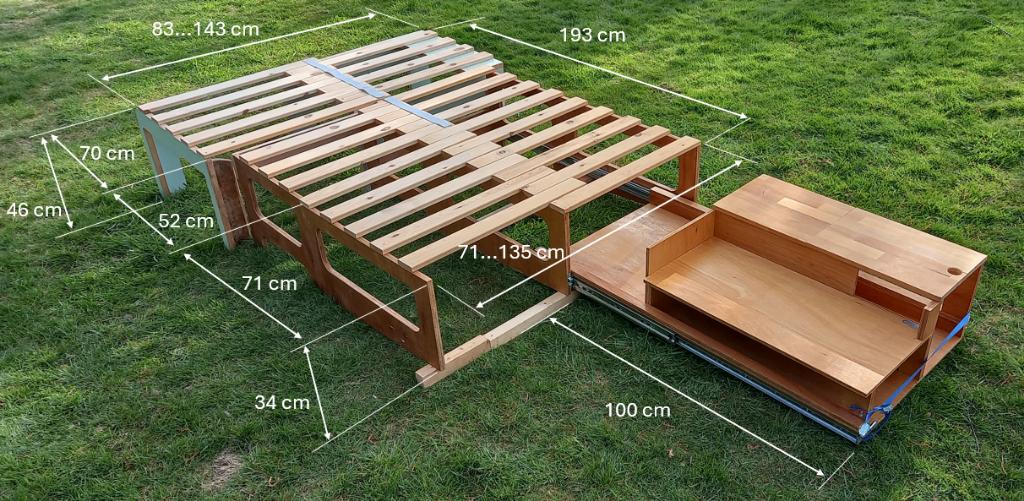 Mini Camper inbouw voor Ford Galaxy/ VW Sharan/Seat Alhambra, Ophalen, Zo goed als nieuw