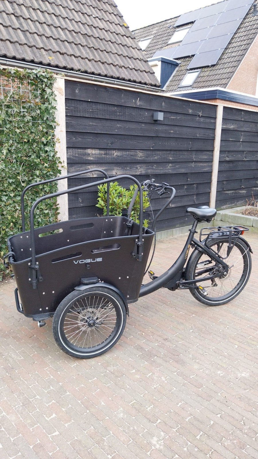 vogue superior 3 bakfiets in zeer goede staat, Huif, Ophalen of Verzenden, Zo goed als nieuw, Vogue