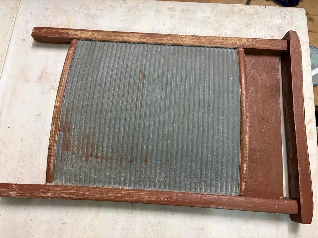 Vintage Wasbord - Decoratief of Muziekinstrument, Ophalen