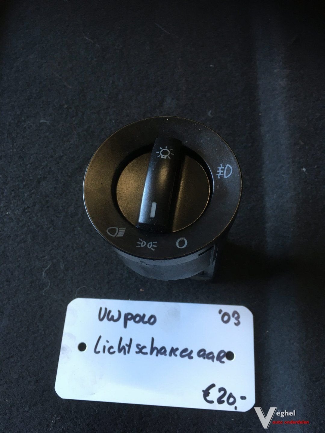 Vw Polo 2003 1.2 Lichtschakelaar, Gebruikt, -, -, Ophalen of Verzenden