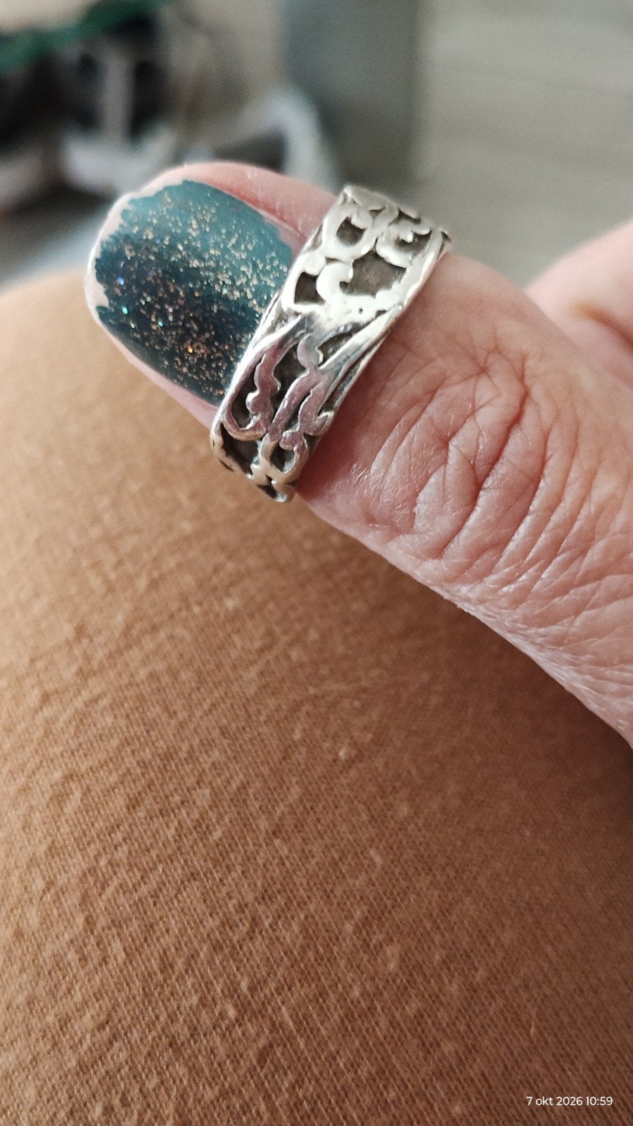 Mooie ring, Ophalen, 19 tot 20, Zo goed als nieuw, Dame of Heer