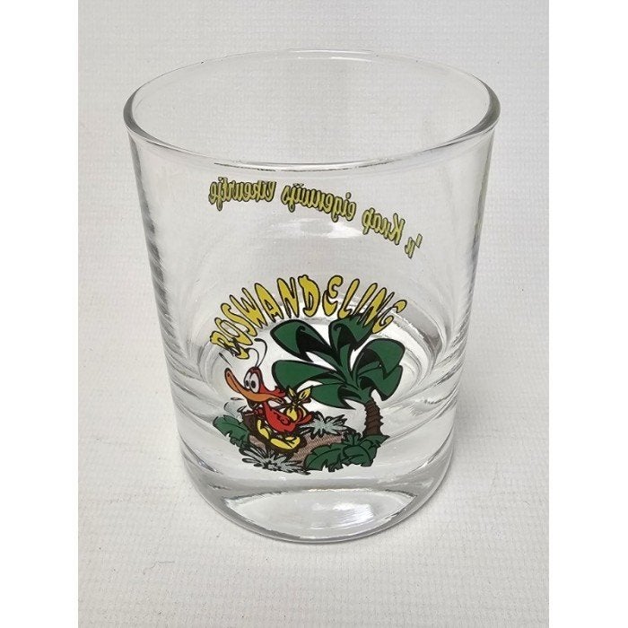 # Boswandeling glazen. Glas. 'N knap eigenwijs likeurtje, Ophalen of Verzenden, Gebruikt, Borrel- of Shotglas