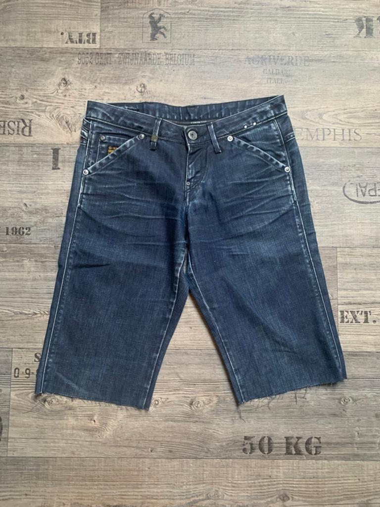 Afgeknipte spijkerbroek G-star raw, Verzenden, Gedragen, Blauw