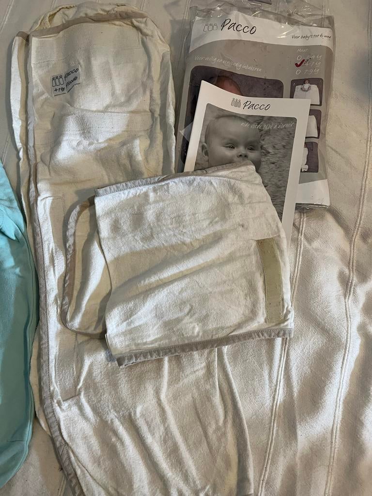 Pacco Inbakerdoek Piccolo voor baby's 4-7kg, Ophalen, Zo goed als nieuw, Minder dan 70 cm, Bakerzak of Bakerdoek