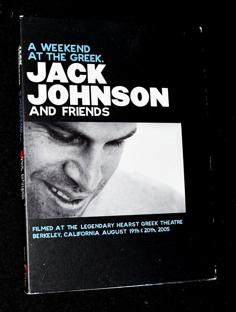 Jack Johnson And Friends - A Weekend At The Greek - Filmed A, Cd's en Dvd's, Alle leeftijden, Ophalen of Verzenden, Zo goed als nieuw