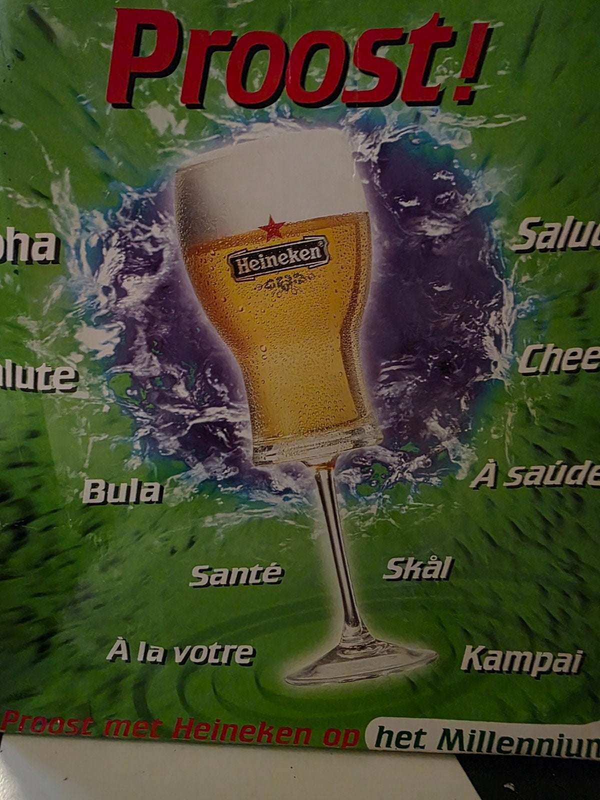 Heineken verzameling doos B, Ophalen, Zo goed als nieuw, Glas of Glazen, Heineken