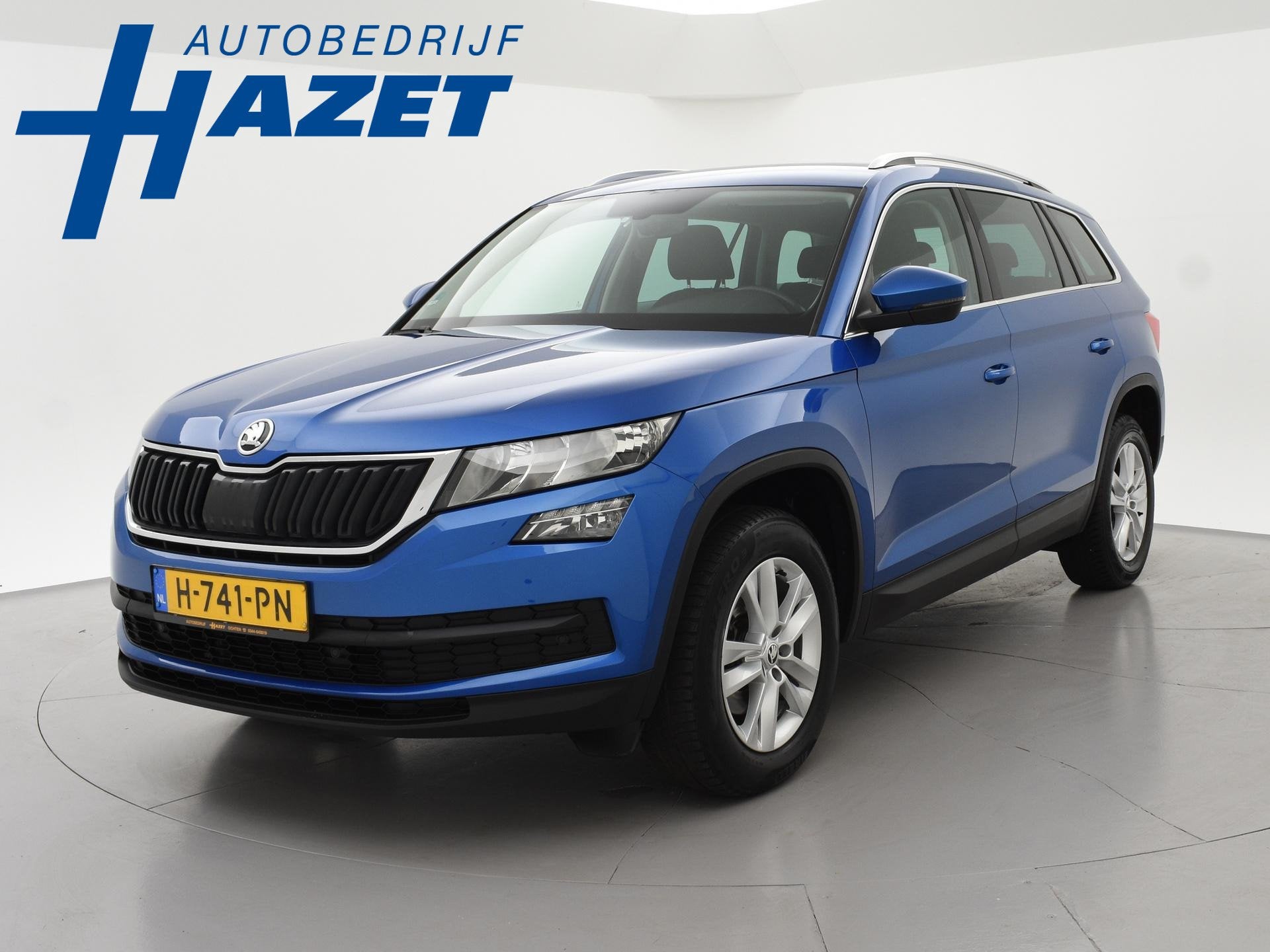Skoda Kodiaq 1.5 TSI 150 PK DSG AUT. *RACE BLUE METALLIC* +, Automatische klimaatregeling, Stof, 4 cilinders, 150 pk