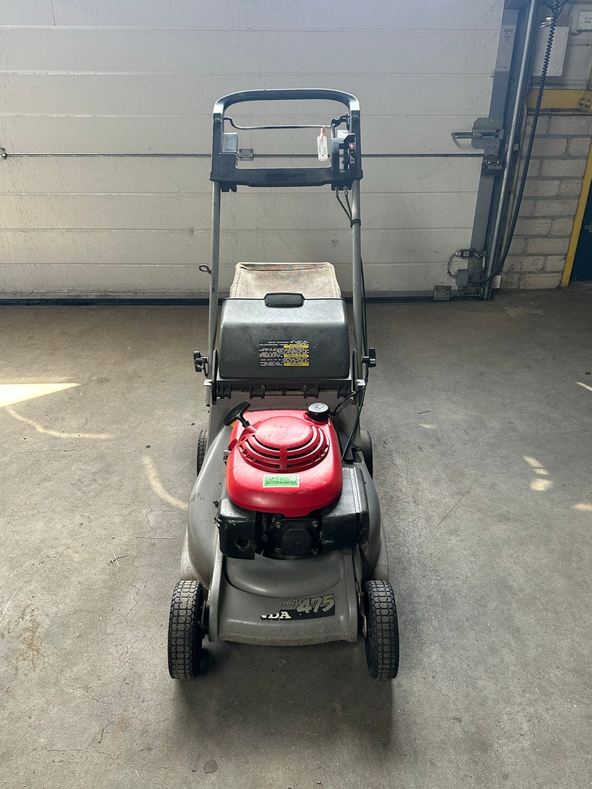 Honda HRB 475 Benzine Grasmaaier met Opvangzak, Ophalen, Cirkelmaaier, Gebruikt, 40 t/m 49 cm