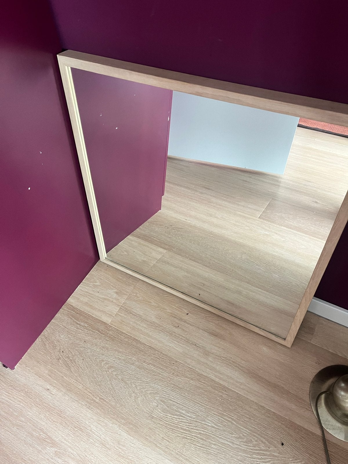 IKEA Stave spiegel 70x70 cm - Zo goed als nieuw, Huis en Inrichting, Woonaccessoires | Spiegels, Ophalen, Vierkant, Zo goed als nieuw