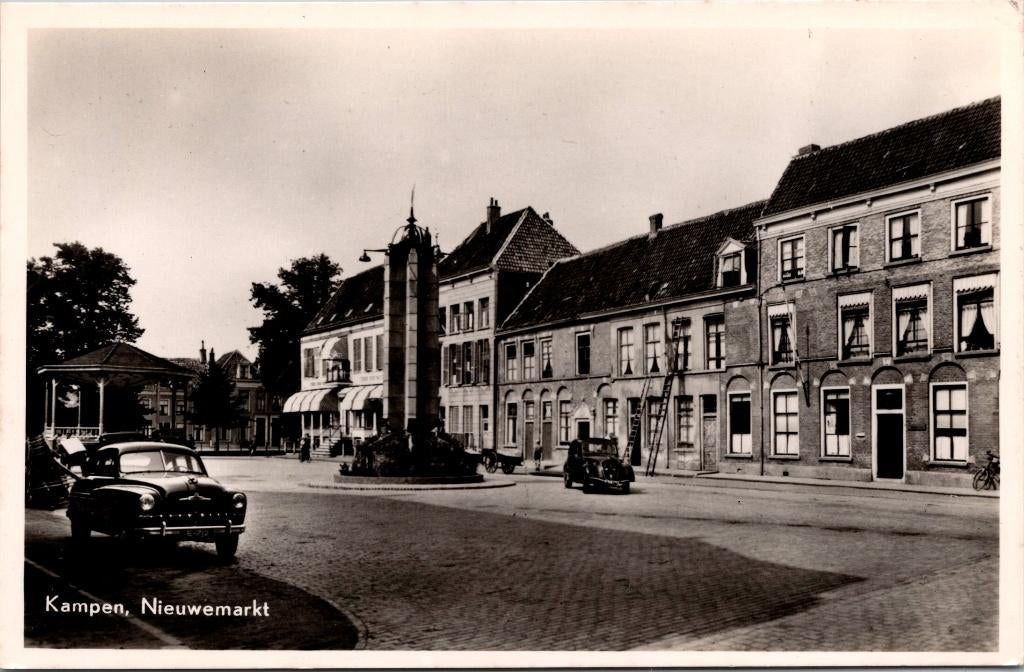 Kampen - Nieuwemarkt, Verzamelen, Verzenden, 1940 tot 1960, Ongelopen, Overijssel
