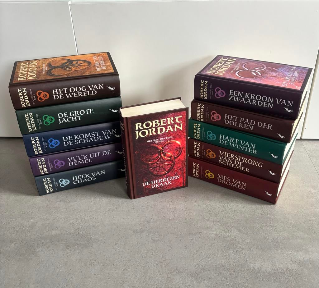 Het Rad des Tijds - Robert Jordan (11 hardcover boeken), Boeken, Fantasy, Ophalen of Verzenden, Zo goed als nieuw