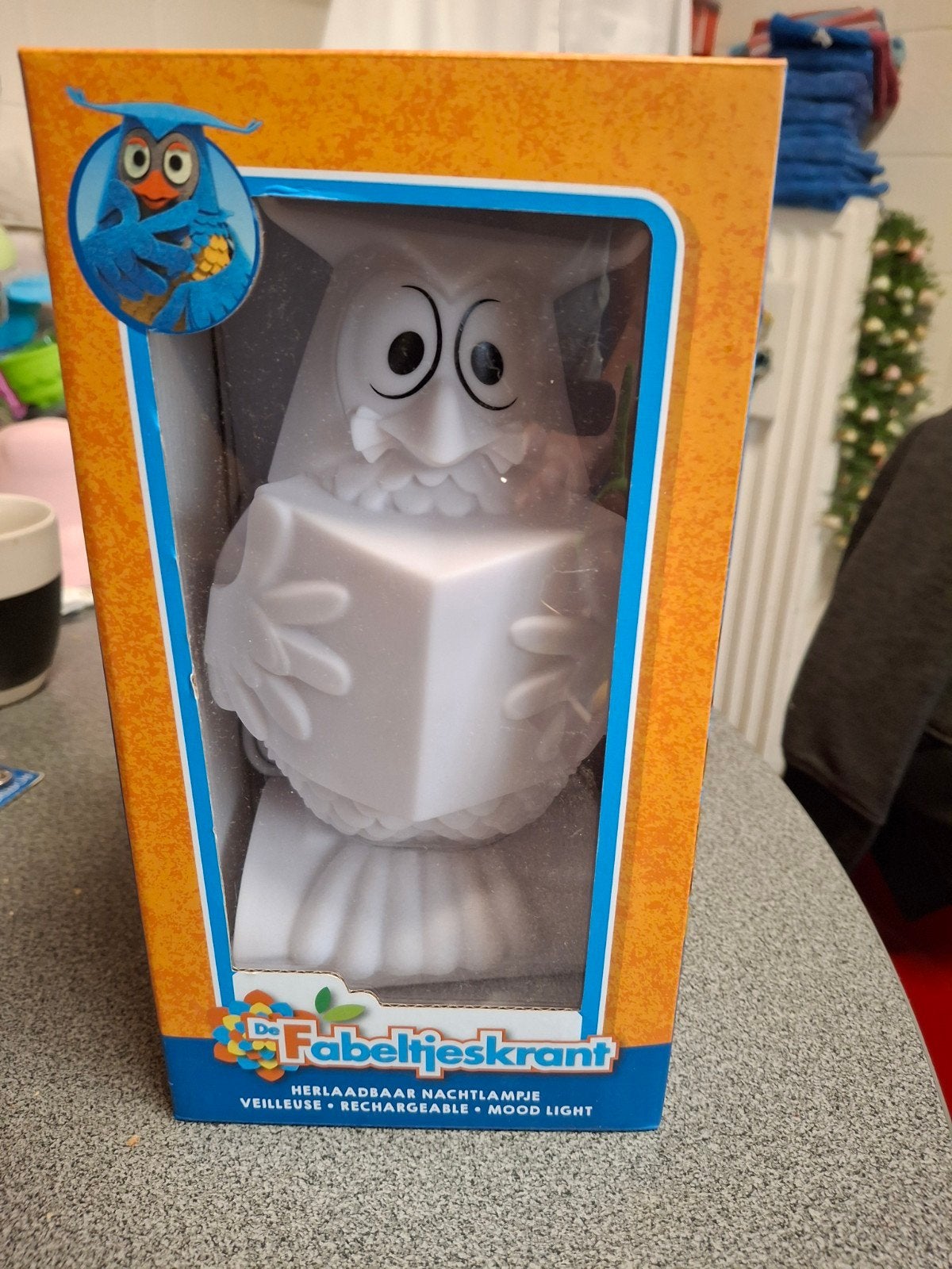 De Fabeltjeskrant Meneer de Uil Oplaadbare Nachtlampje, Verzenden, Nieuw