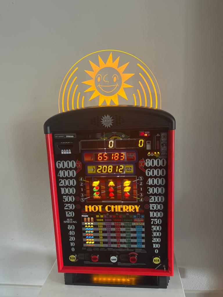 Hot Cherry Gokkast - Profitech 3000, Verzamelen, Euro, Ophalen, Gebruikt, Met sleutels