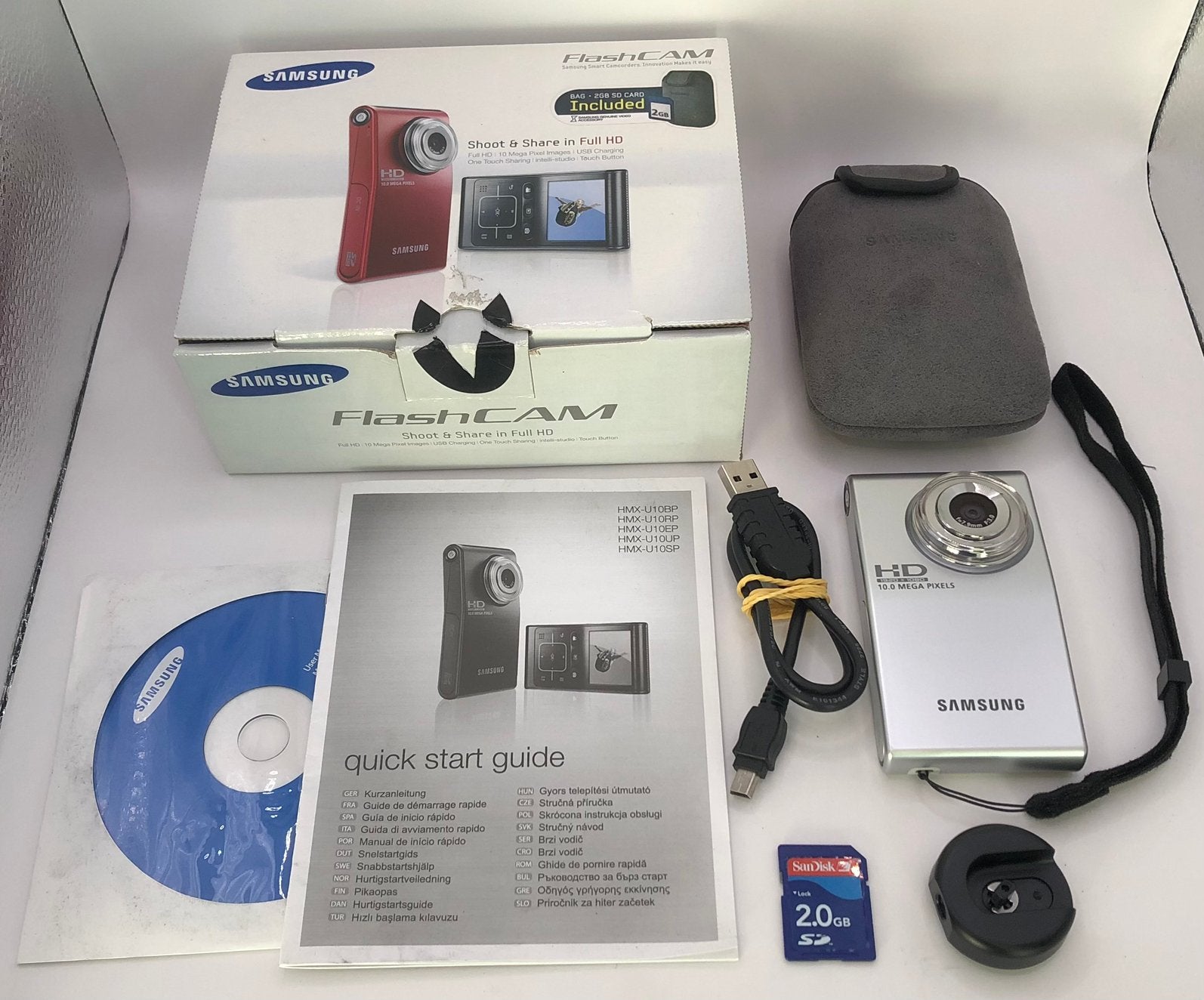 Samsung FlashCam HMX-U10, Ophalen of Verzenden, Zo goed als nieuw, Samsung, 8 keer of meer