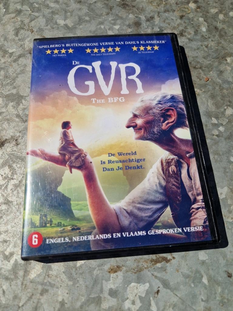 De GVR (The BFG) DVD - Spielberg's Klassieker, Vanaf 6 jaar, Ophalen of Verzenden, Gebruikt, Overige genres