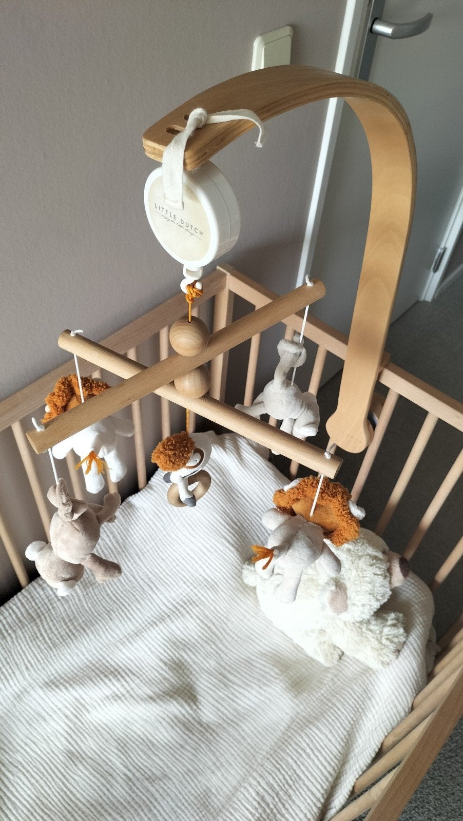 Little Dutch wildlife mobile, Ophalen of Verzenden, Zo goed als nieuw, Mobiel, Met geluid