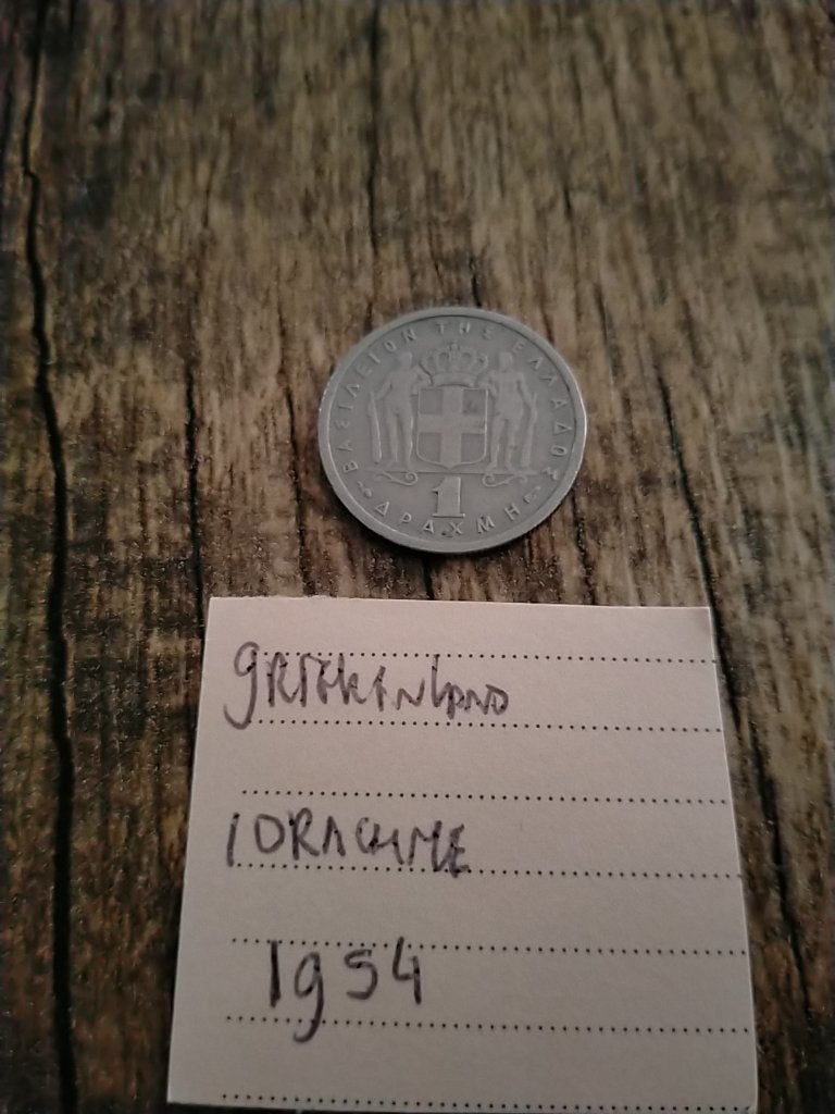 Griekenland 1 Drachme 1954, Verzenden, Overige landen, Losse munt