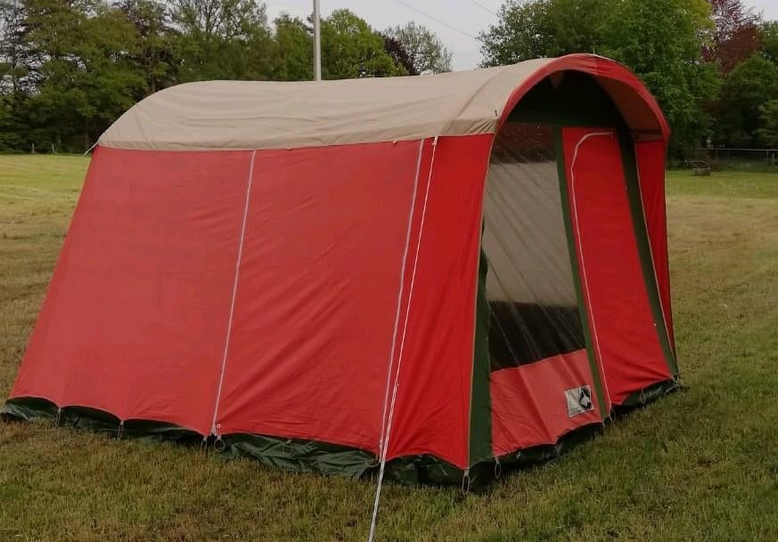Tent, Ophalen, Gebruikt
