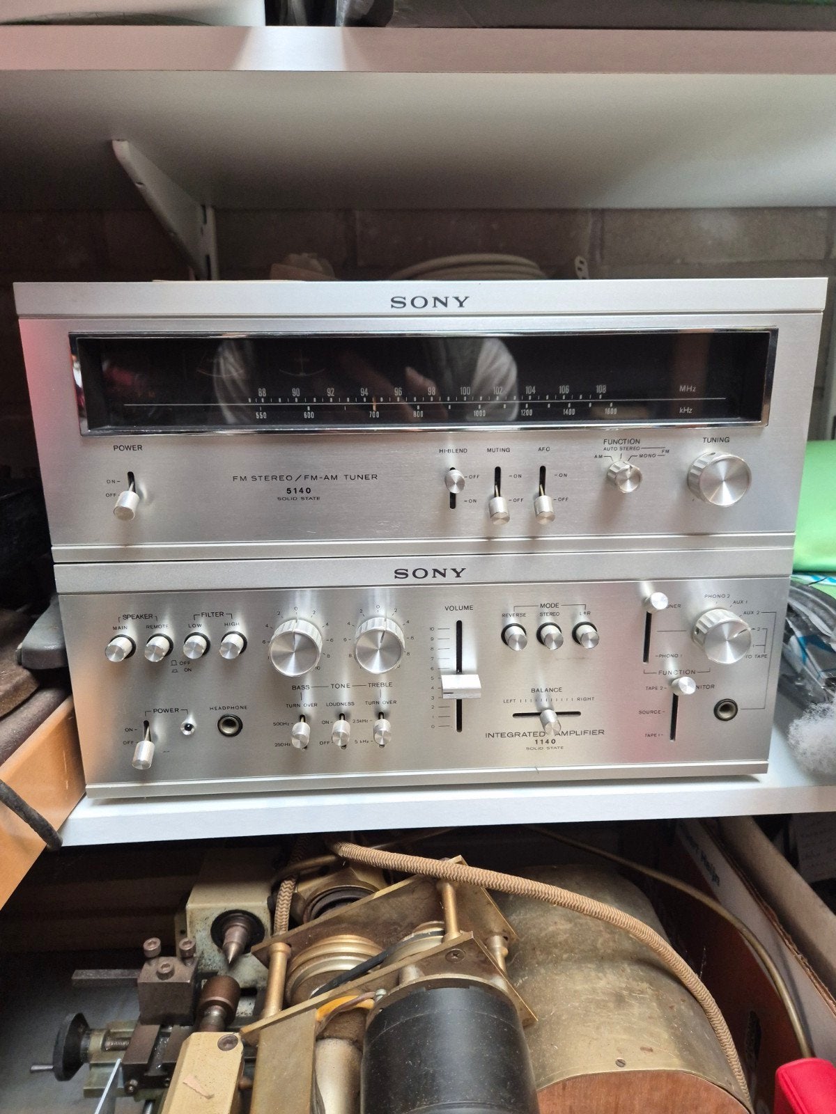 Sony ST-5140 Tuner en TA-1140 Versterker - Goede Staat, Ophalen, Gebruikt, Tuner of Radio, Losse componenten