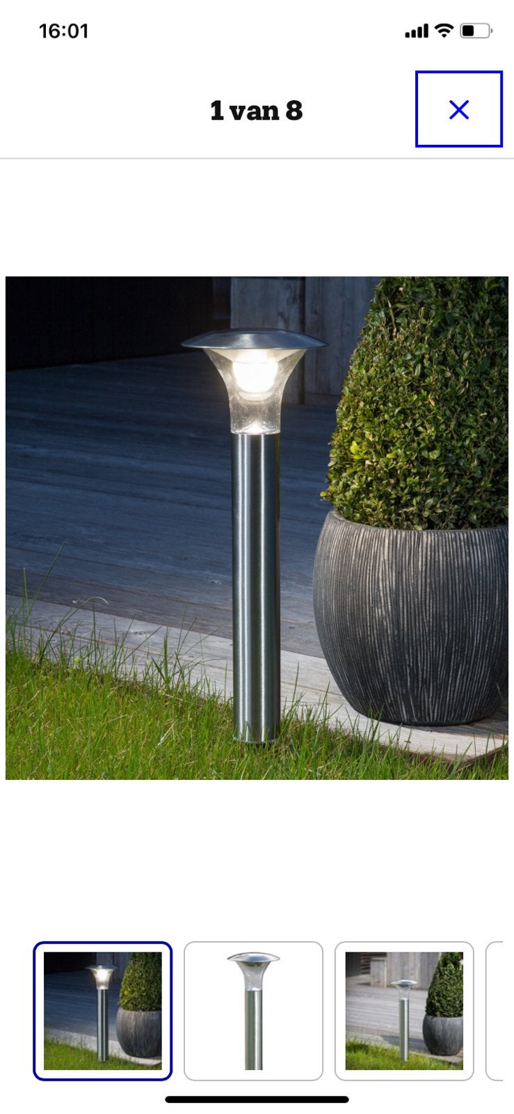 Buitenlamp merk Eglo met 12 mtr buitenkabel nieuw, Tuin en Terras, Buitenverlichting, Minder dan 50 watt, Wandlamp, Ophalen of Verzenden