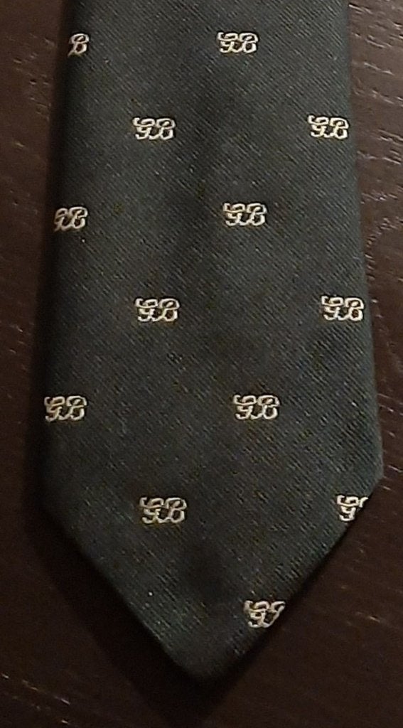 Grolsch Bier stropdas donkergroen met doorlopende letters, Ophalen of Verzenden, Nieuw, Kleding, Grolsch