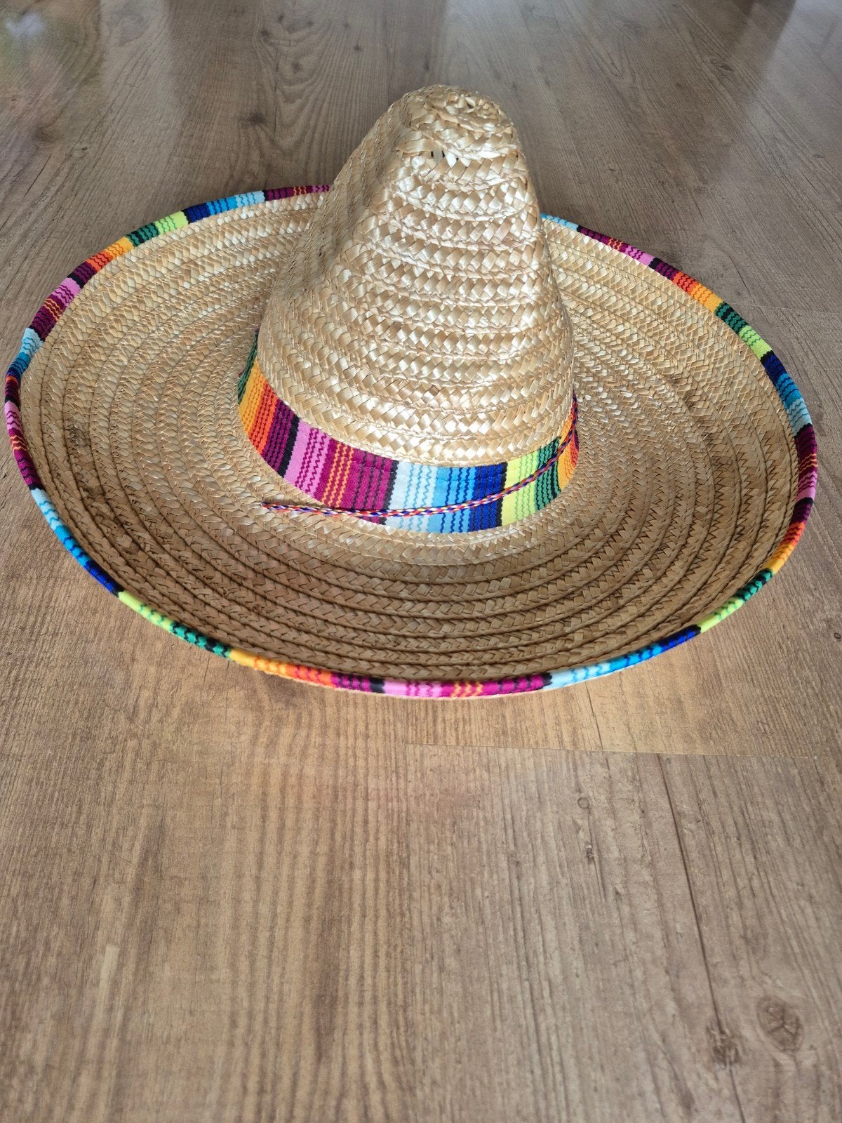 sombrero hoed meerkleurig, Carnaval, Overige maten, Ophalen of Verzenden, Zo goed als nieuw