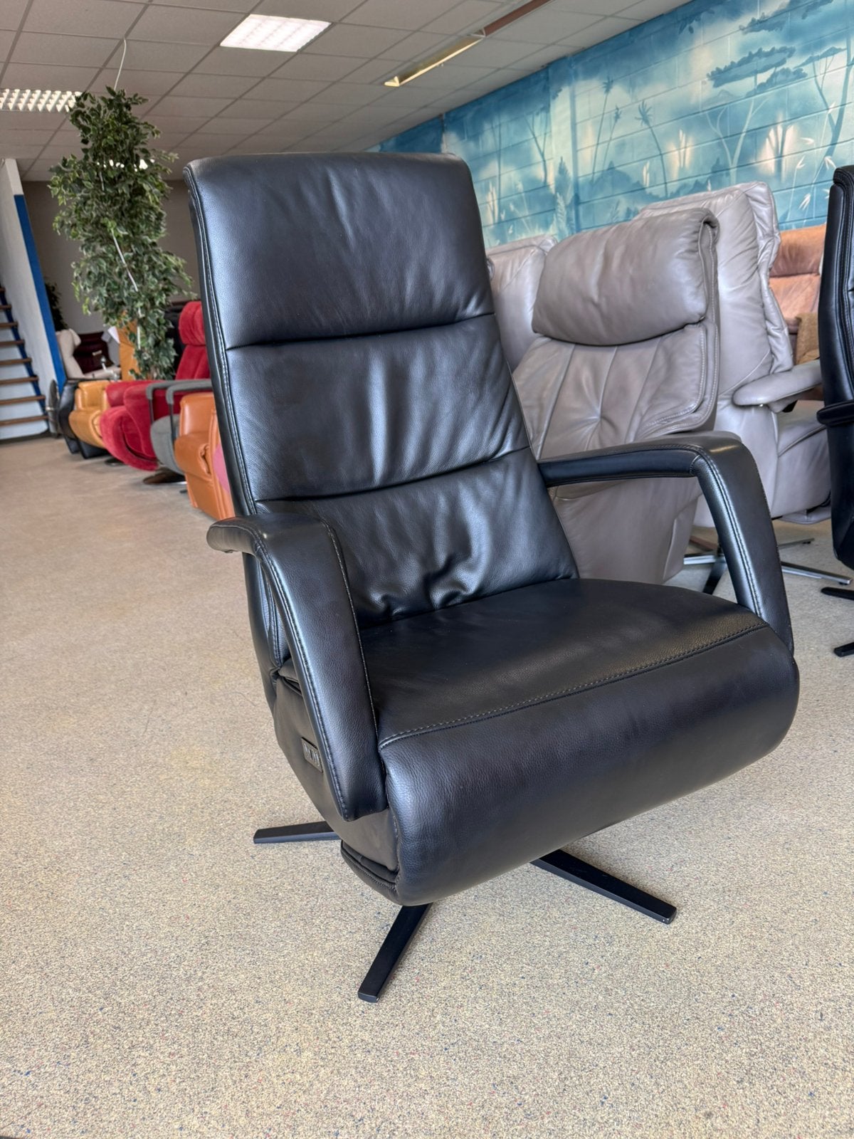 Prominent relaxstoel relax fauteuil gratis bezorging, Ophalen of Verzenden, Zo goed als nieuw, Leer, Ruim 100 A merken in alle kleuren en maten
