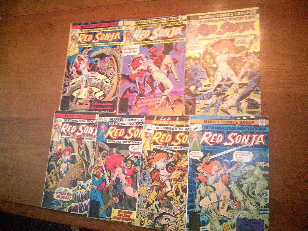 red sonja  +  conan comics, Boeken, Meerdere comics, Ophalen of Verzenden, Gelezen, Amerika