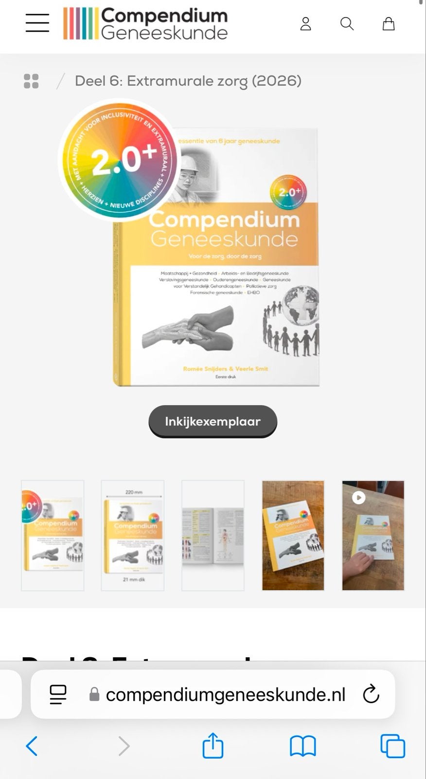 Compendium Geneeskunde deel 6 (2026), Boeken, Studieboeken en Cursussen, Ophalen of Verzenden, Nieuw