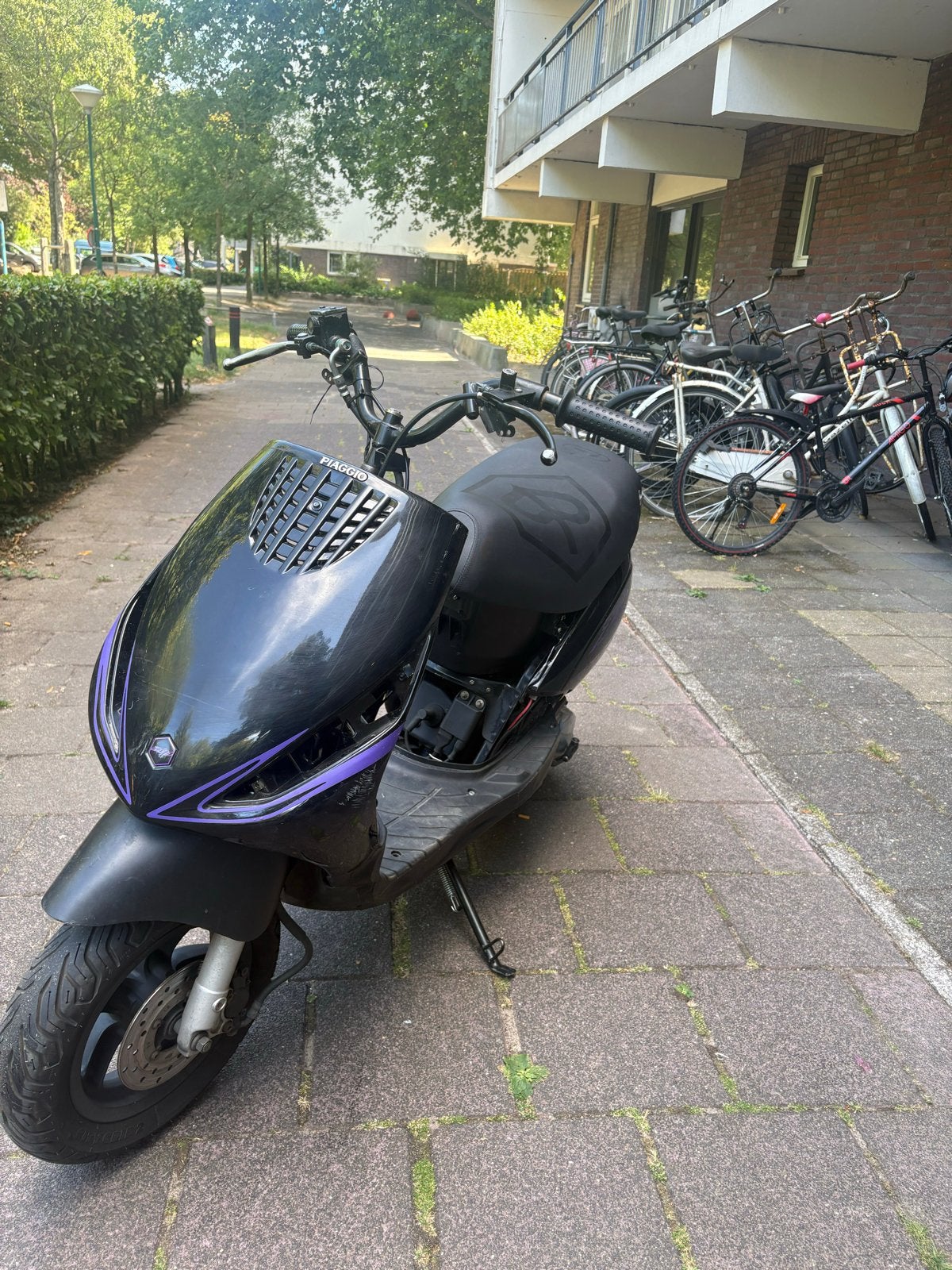 Piaggio Zip 2t 70cc Yasuni S uitlaat (zonder papieren), Ophalen, Tweetakt, Gebruikt, Maximaal 45 km/u