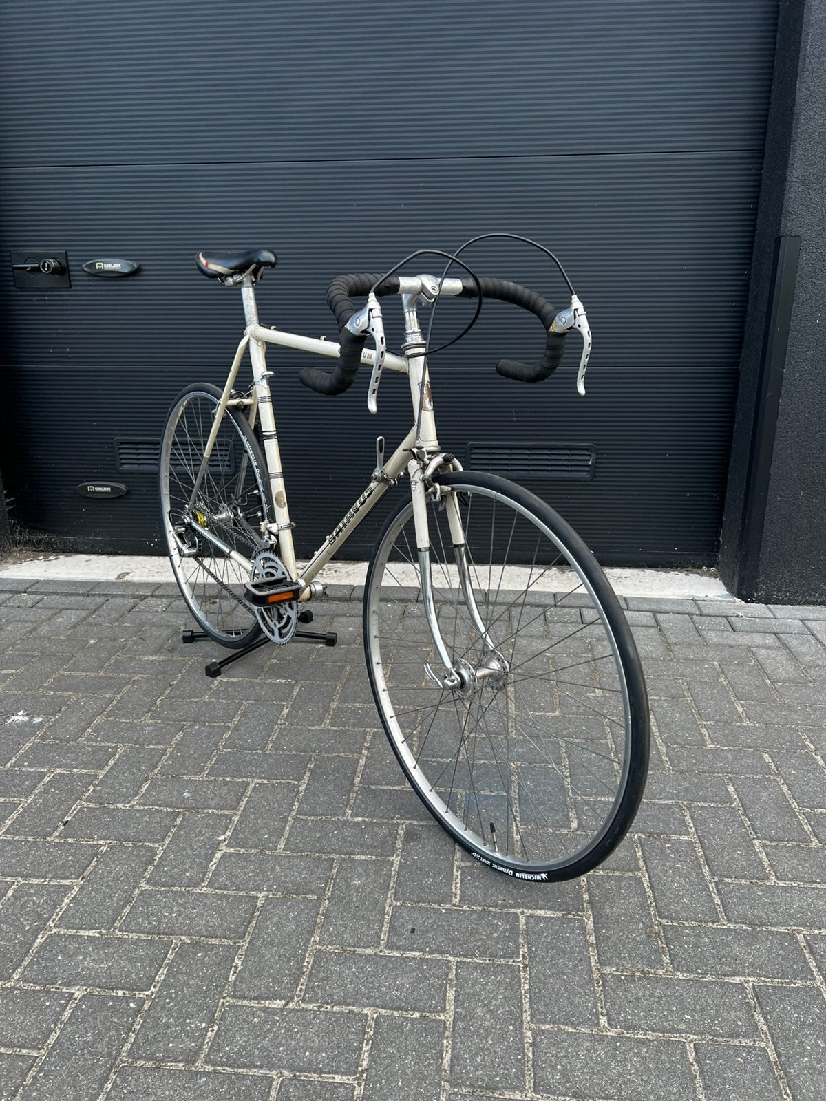 Batavus criterium wit! Beige racefiets vintage retro topstaa, 28 inch, Velgrem, Batavus, Ophalen of Verzenden