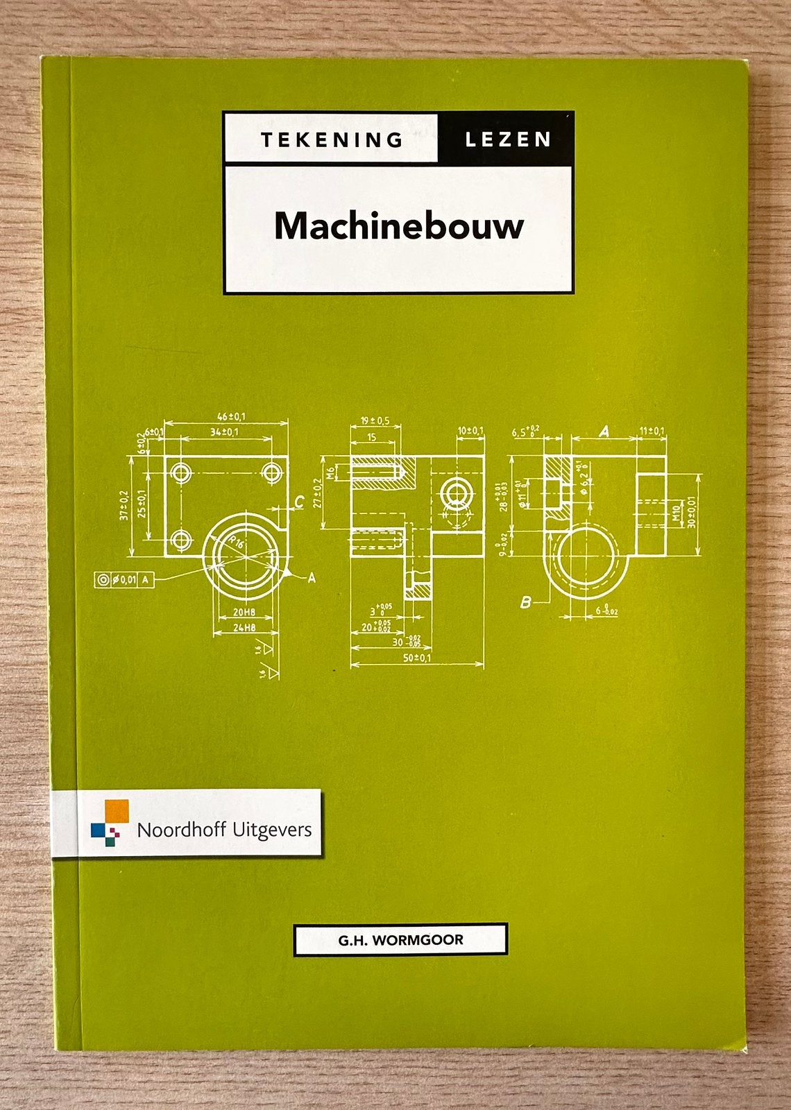 Tekeninglezen machinebouw G.H. Wormgoor (nieuw, ongebruikt), Boeken, Verzenden, Nieuw, Werktuigbouwkunde
