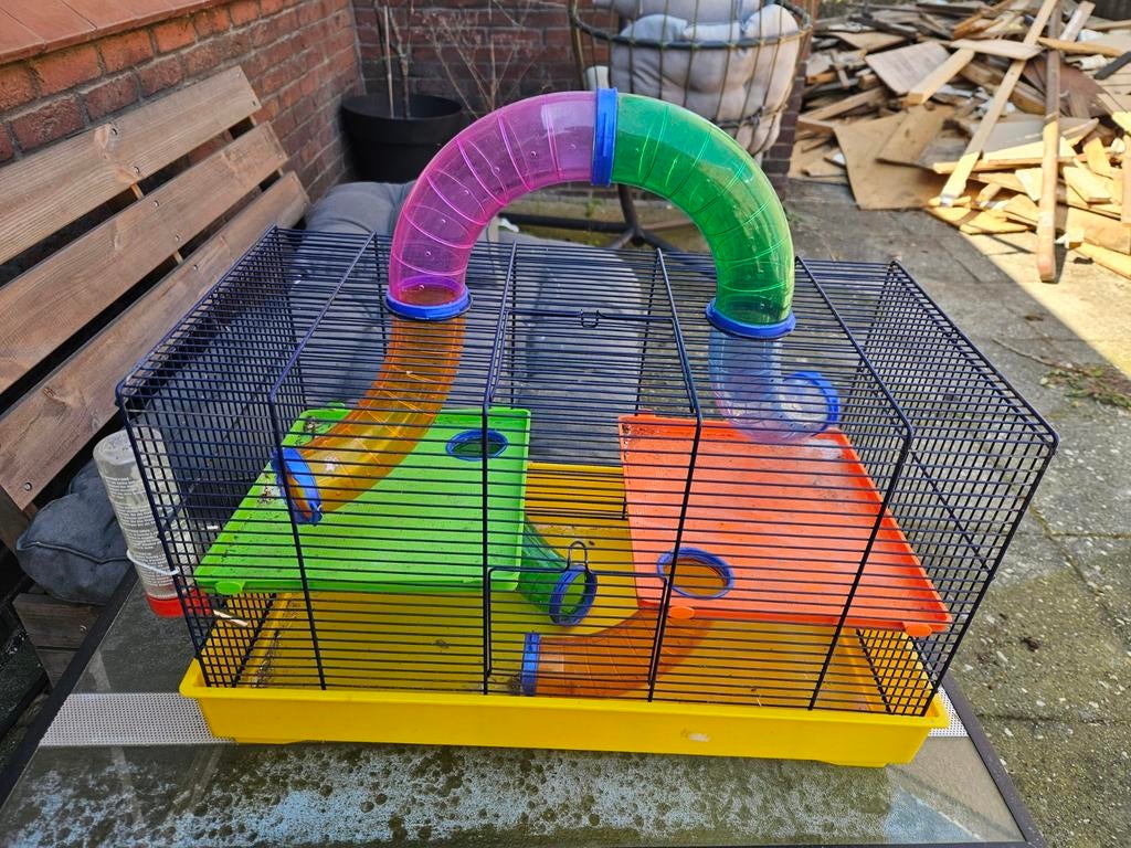 Hamsterkooi, Kooi, Minder dan 75 cm, Zo goed als nieuw, Ophalen