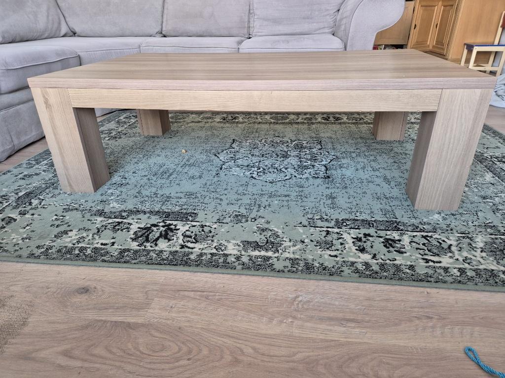 Houten salontafel, Ophalen, Gebruikt, 100 tot 150 cm, 50 tot 100 cm