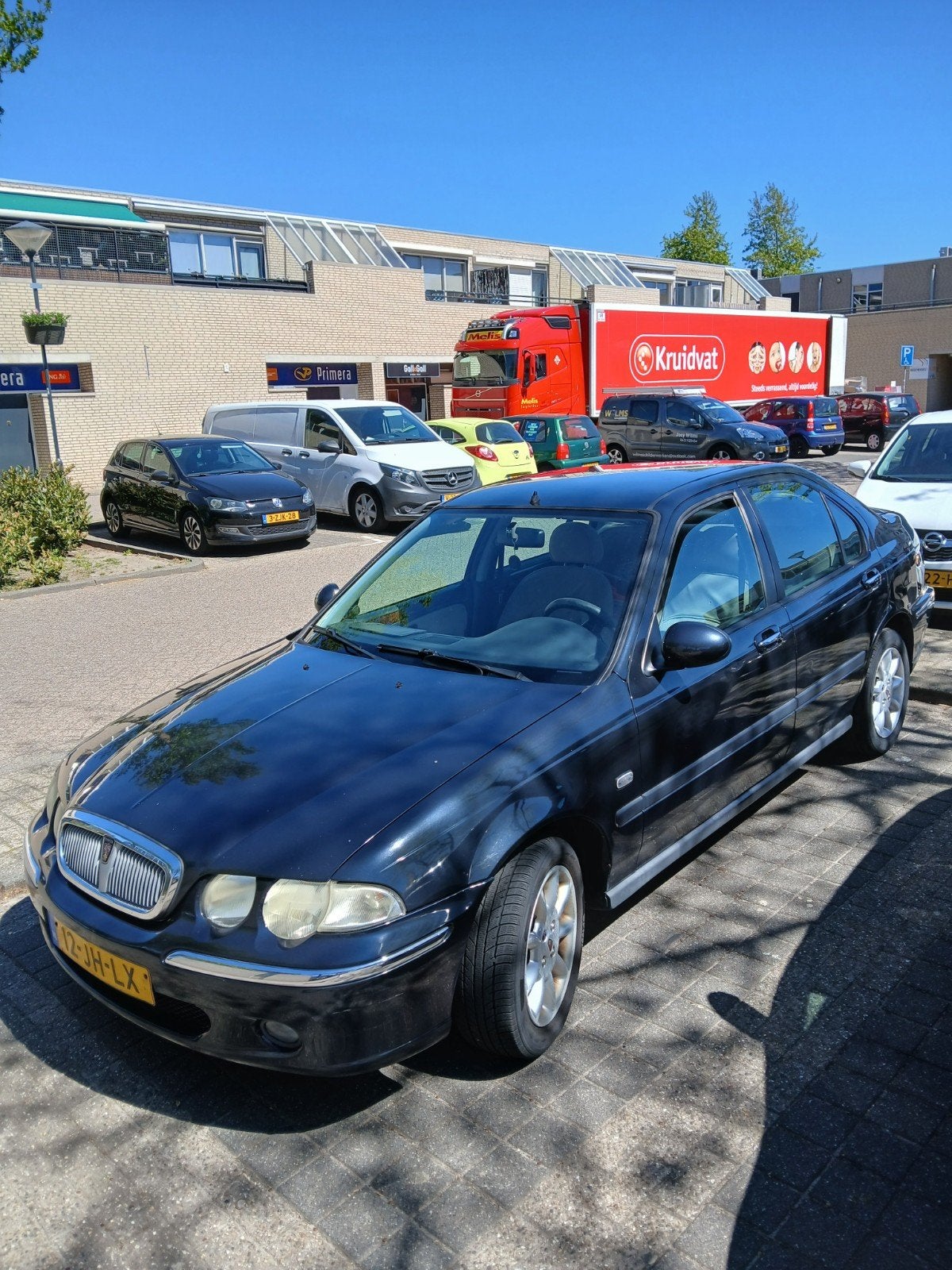 Rover 45 1.6 SDN 2002 Zwart, Auto's, Voorwielaandrijving, 4 cilinders, Handgeschakeld, 1000 kg