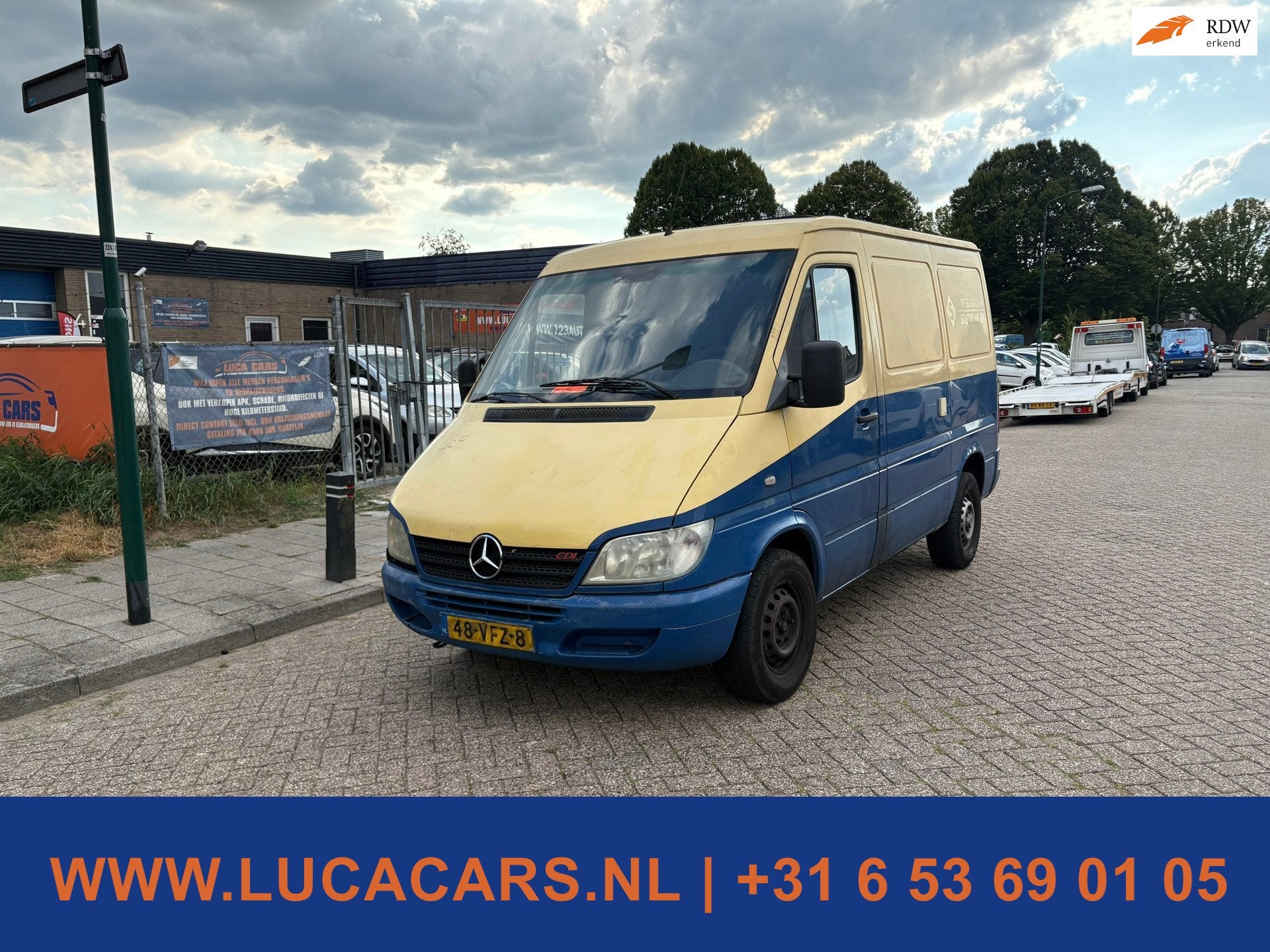 Mercedes-Benz Sprinter 211 CDI 2.2 300 Original Motor start, Auto's, Bestelauto's, Achterwielaandrijving, Gebruikt, 4 cilinders