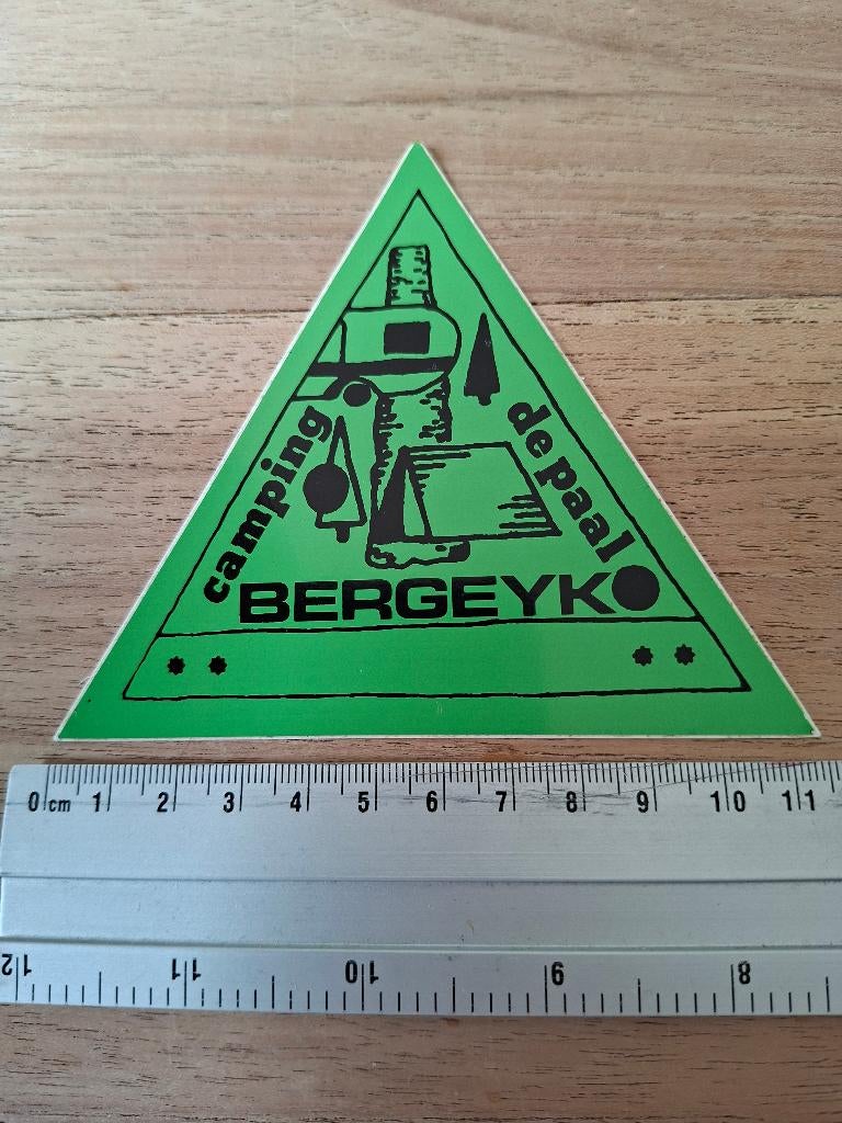 Sticker Bergeijk camping, Ophalen of Verzenden, Zo goed als nieuw, Overige typen