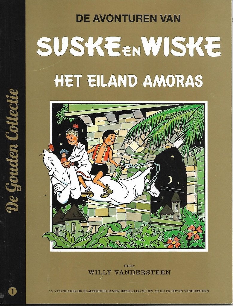 Suske en Wiske - Het eiland Amoras (De gouden collectie), Boeken, Eén stripboek, Ophalen of Verzenden, Zo goed als nieuw