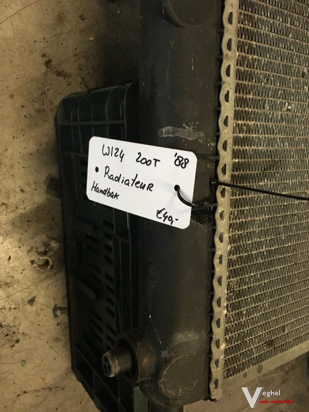 Mercedes w124  2.0 T handbak   Radiateur