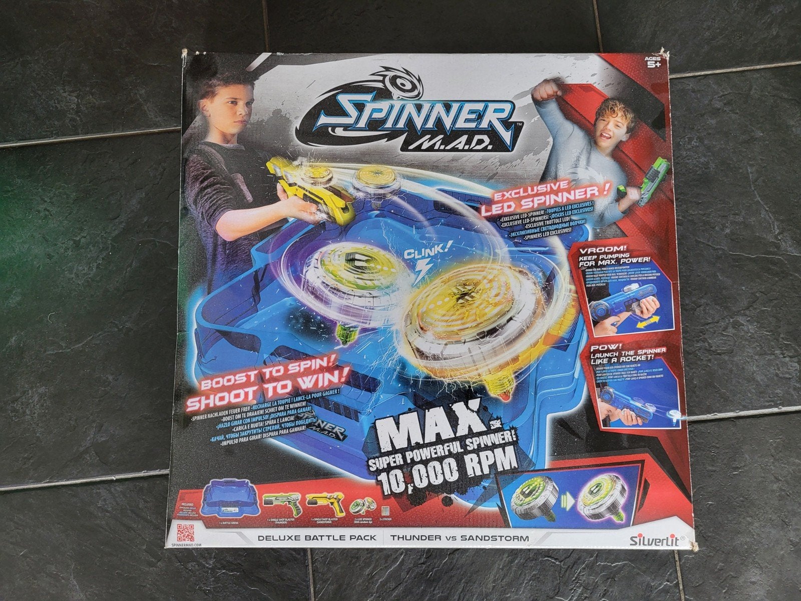 Spinner M.A.D. Deluxe Battle Pack, Ophalen of Verzenden, Zo goed als nieuw, Jongen of Meisje
