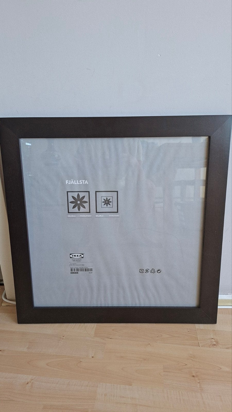 IKEA FJÄLLSTA Fotolijst - Zwart, 50x50 cm, Ophalen, Hangend, Zo goed als nieuw, Fotolijst